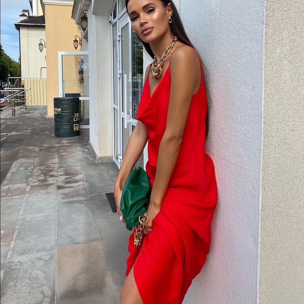 Zara satin dress bloggers fav - Picture 4 of 16